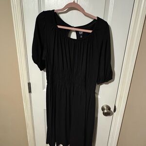 GAP Elegant Black Tall Mini Dress